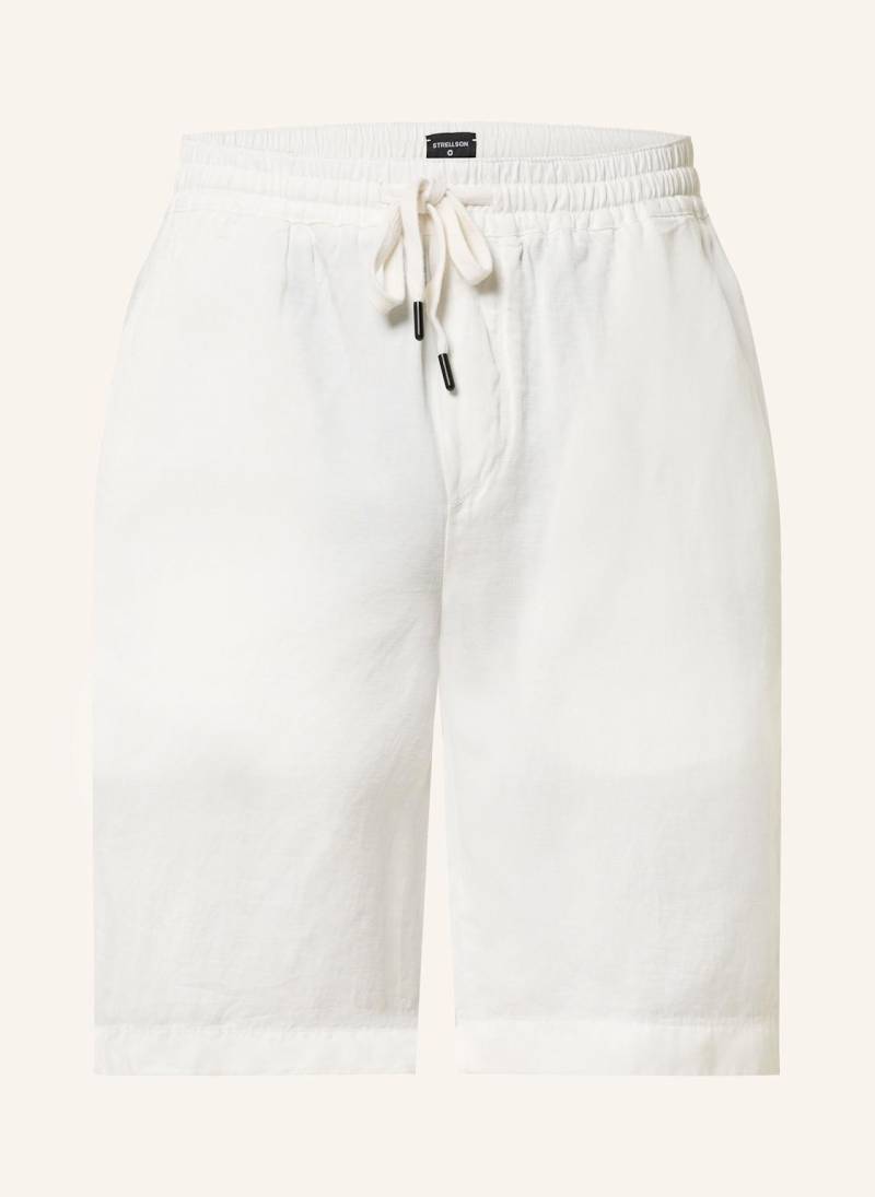 Strellson Shorts Kaji Relaxed Fit Mit Leinen weiss von Strellson