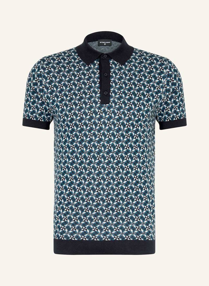 Strellson Strick-Poloshirt Kito blau von Strellson