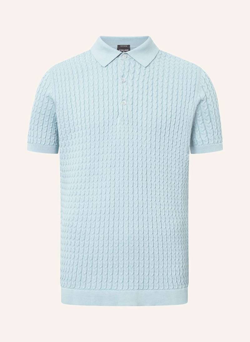 Strellson Strick-Poloshirt Kito blau von Strellson