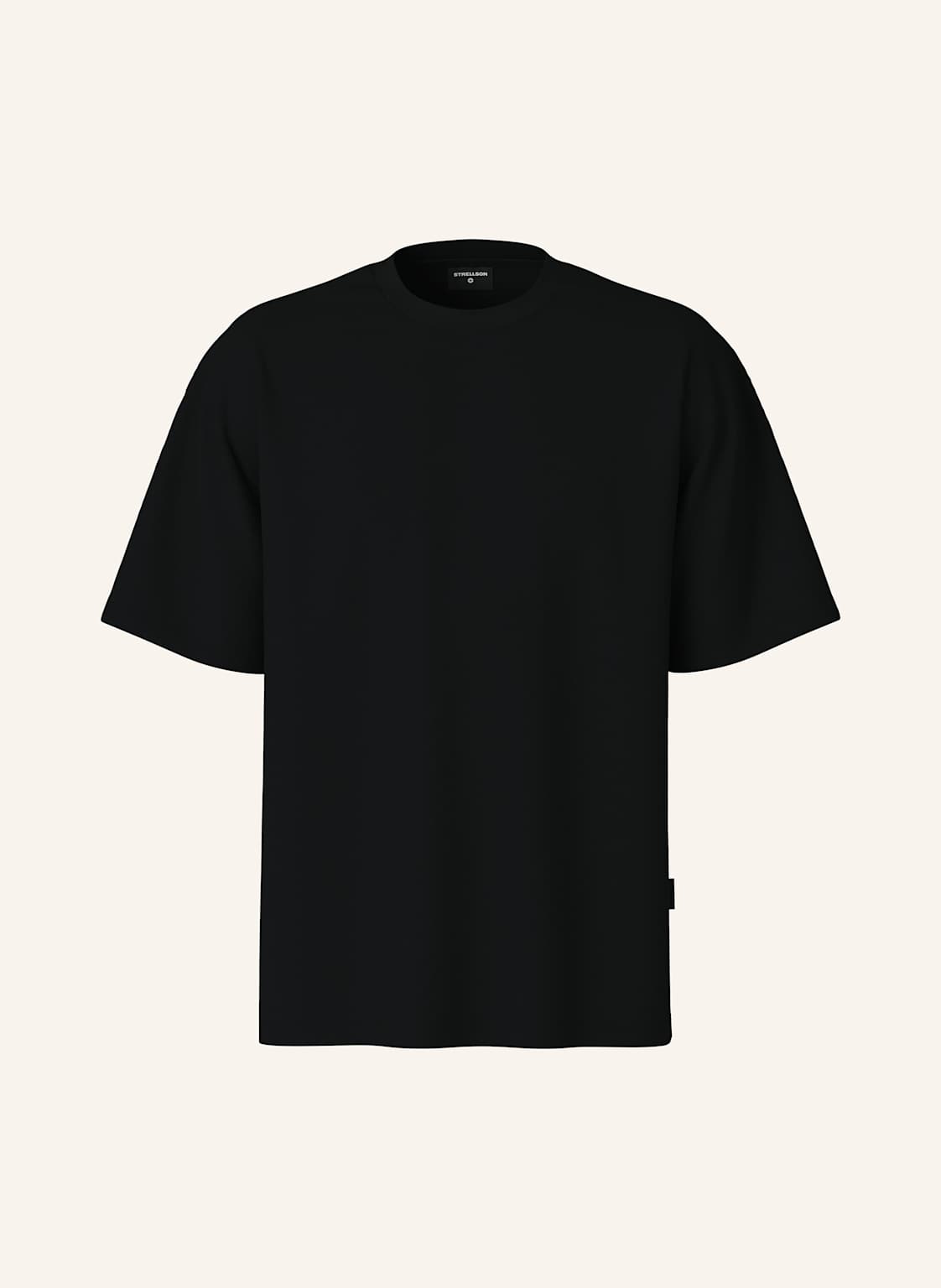 Strellson T-Shirt Pico Aus Piqué schwarz von Strellson