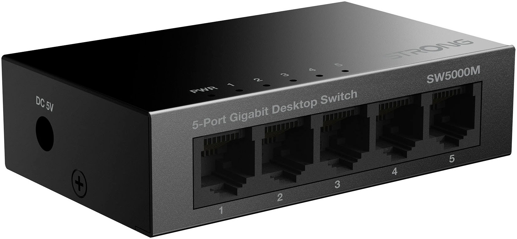 Strong Netzwerk-Switch »5-Port Gigabit Switch 10/100/1000 Mbit/s, Metallgehäuse« von Strong