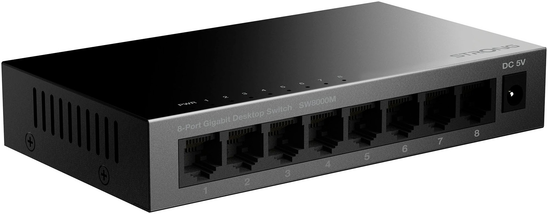 Strong Netzwerk-Switch »8-Port Gigabit Switch 10/100/1000 Mbit/s, Metallgehäuse« von Strong