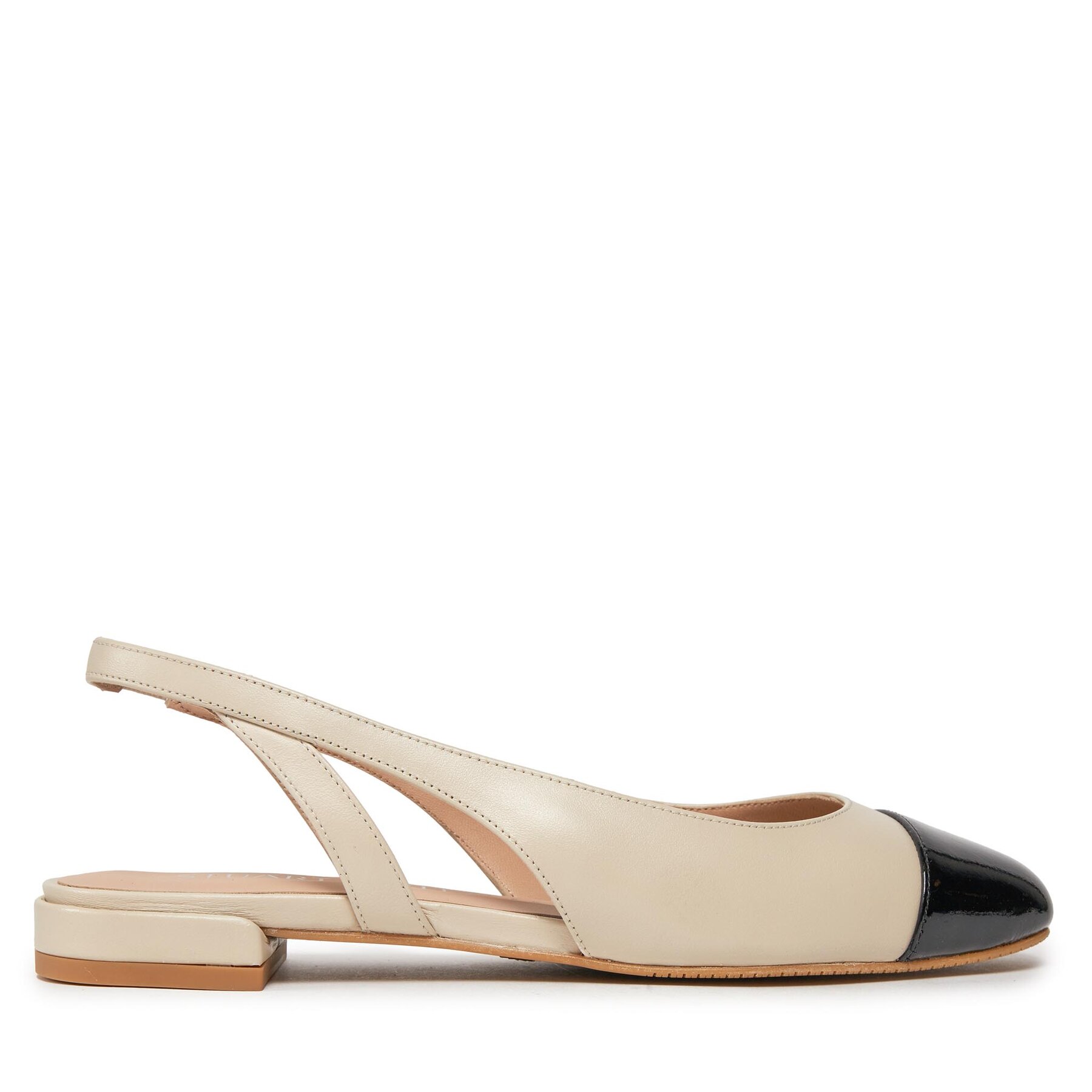 Sandalen Stuart Weitzman Sleek Slingback SC667 Écru von Stuart Weitzman