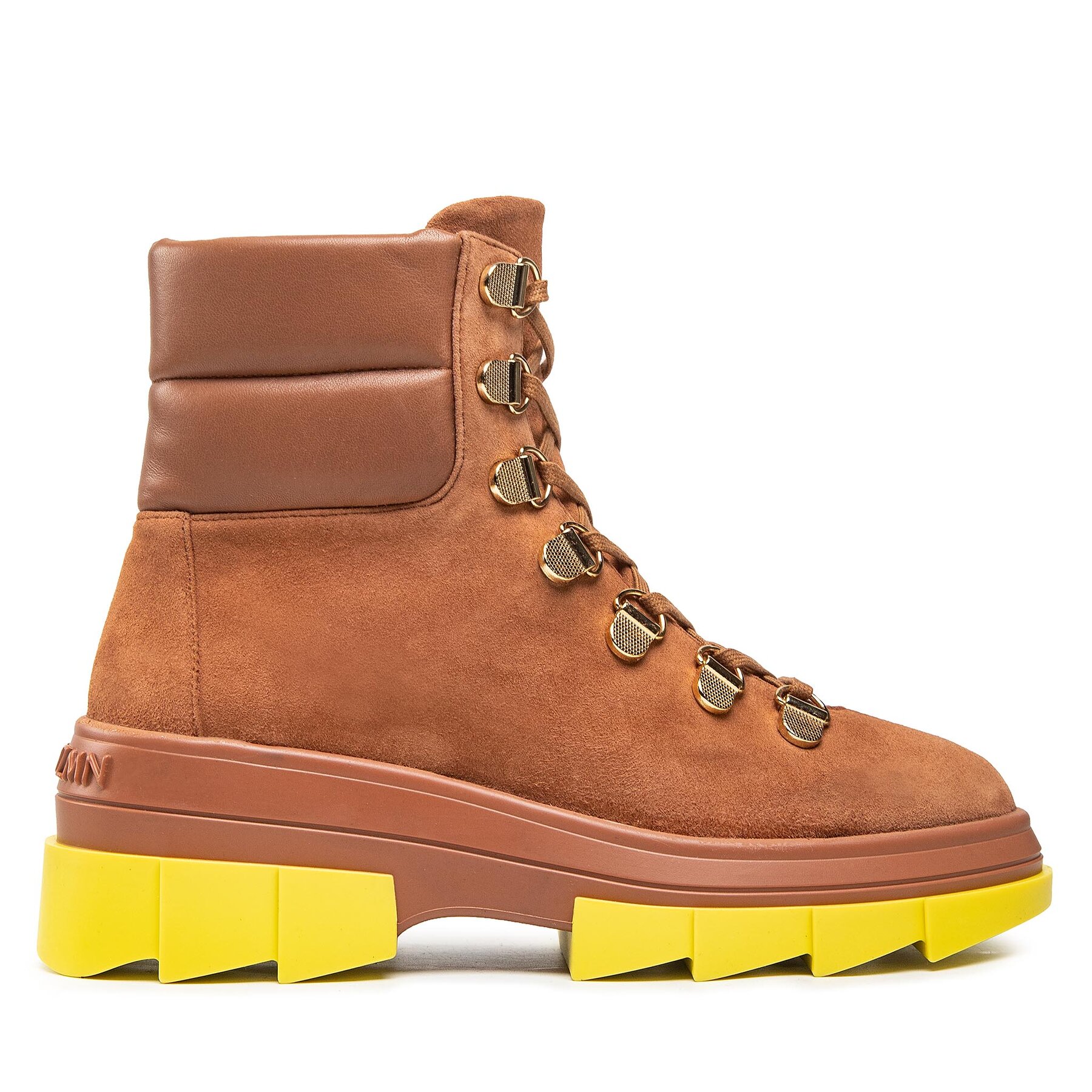 Schnürstiefeletten Stuart Weitzman Noho Hiker Bootie SC739 Braun Schnürstiefeletten Stuart Weitzman Noho Hiker Bootie SC739 Braun von Stuart Weitzman