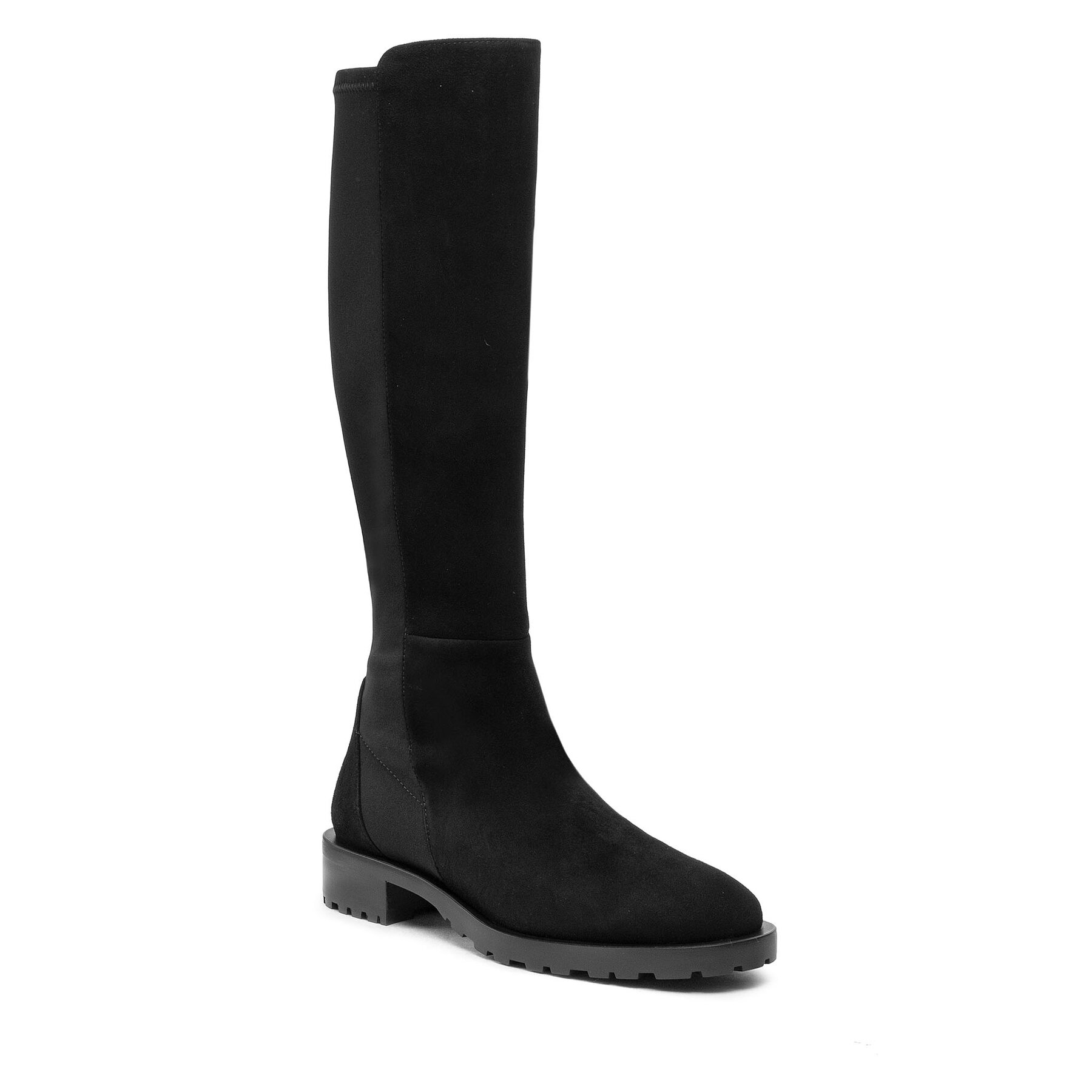 Stiefel Stuart Weitzman Knee-Hi Lug Boo SC719 Schwarz von Stuart Weitzman