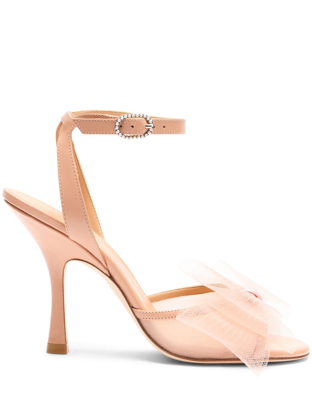 Stuart Weitzman 100mm Blushing Bow sandals - Neutrals von Stuart Weitzman