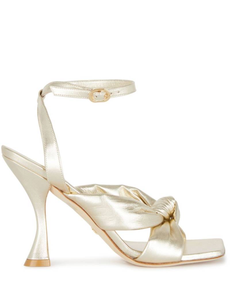 Stuart Weitzman 100mm Playa sandals - Gold von Stuart Weitzman