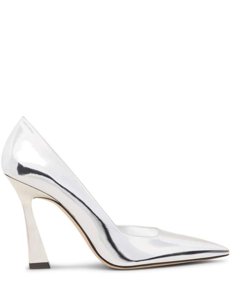 Stuart Weitzman 100mm Vinnie D'Orsay pumps - Silver von Stuart Weitzman