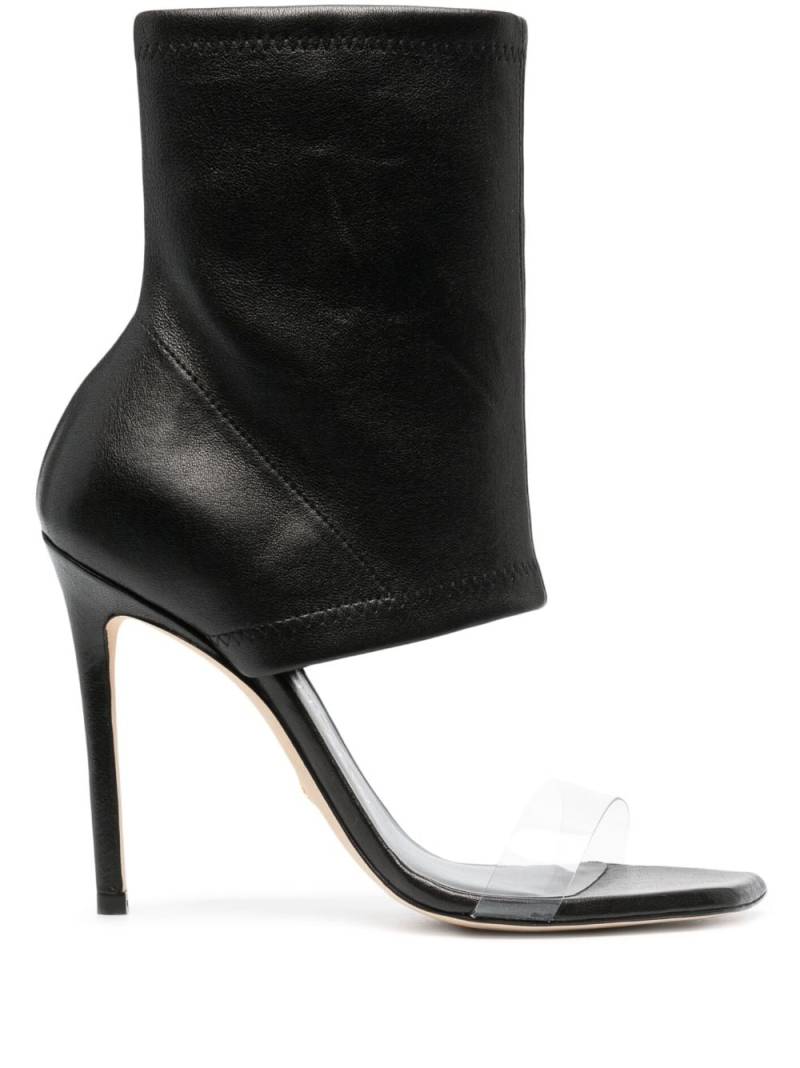 Stuart Weitzman 115mm heeled leather sandals - Black von Stuart Weitzman