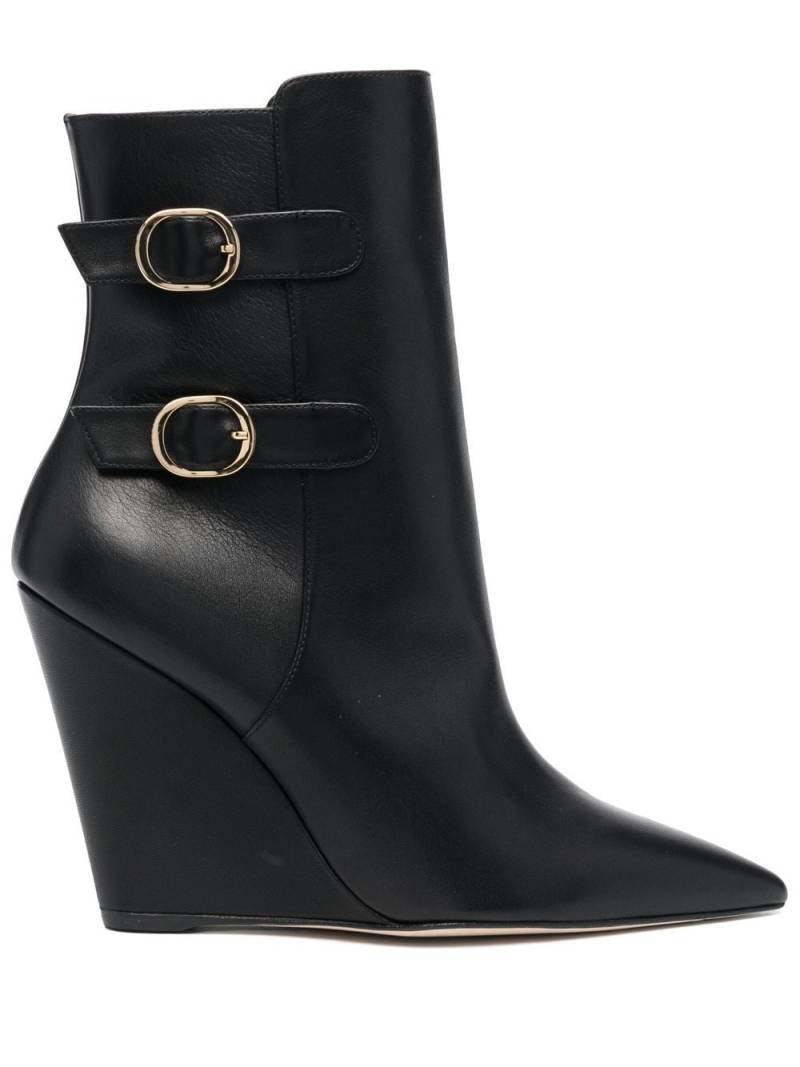 Stuart Weitzman 135mm pointed leather boots - Black von Stuart Weitzman