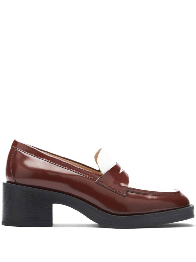 Stuart Weitzman 40mm Kaia loafers - Brown von Stuart Weitzman