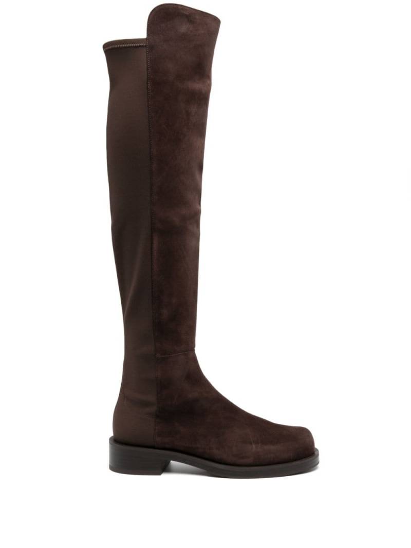 Stuart Weitzman 5050 Bold 40mm suede boots - Brown von Stuart Weitzman