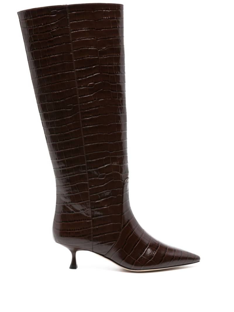 Stuart Weitzman 50mm Naomi boots - Brown von Stuart Weitzman