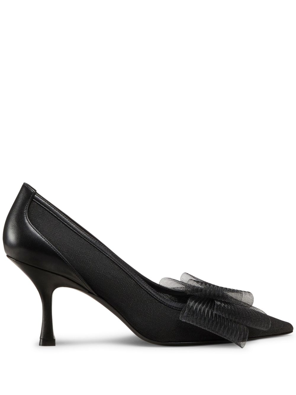 Stuart Weitzman 75mm Blushing Bow pumps - Black von Stuart Weitzman