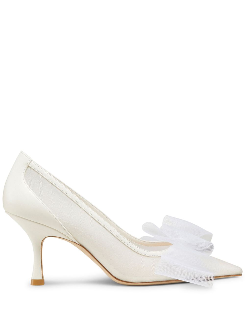 Stuart Weitzman 75mm Blushing Bow pumps - White von Stuart Weitzman