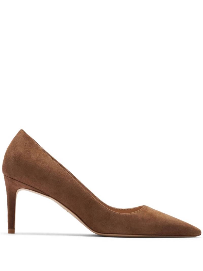 Stuart Weitzman 75mm Stuart pumps - Brown von Stuart Weitzman