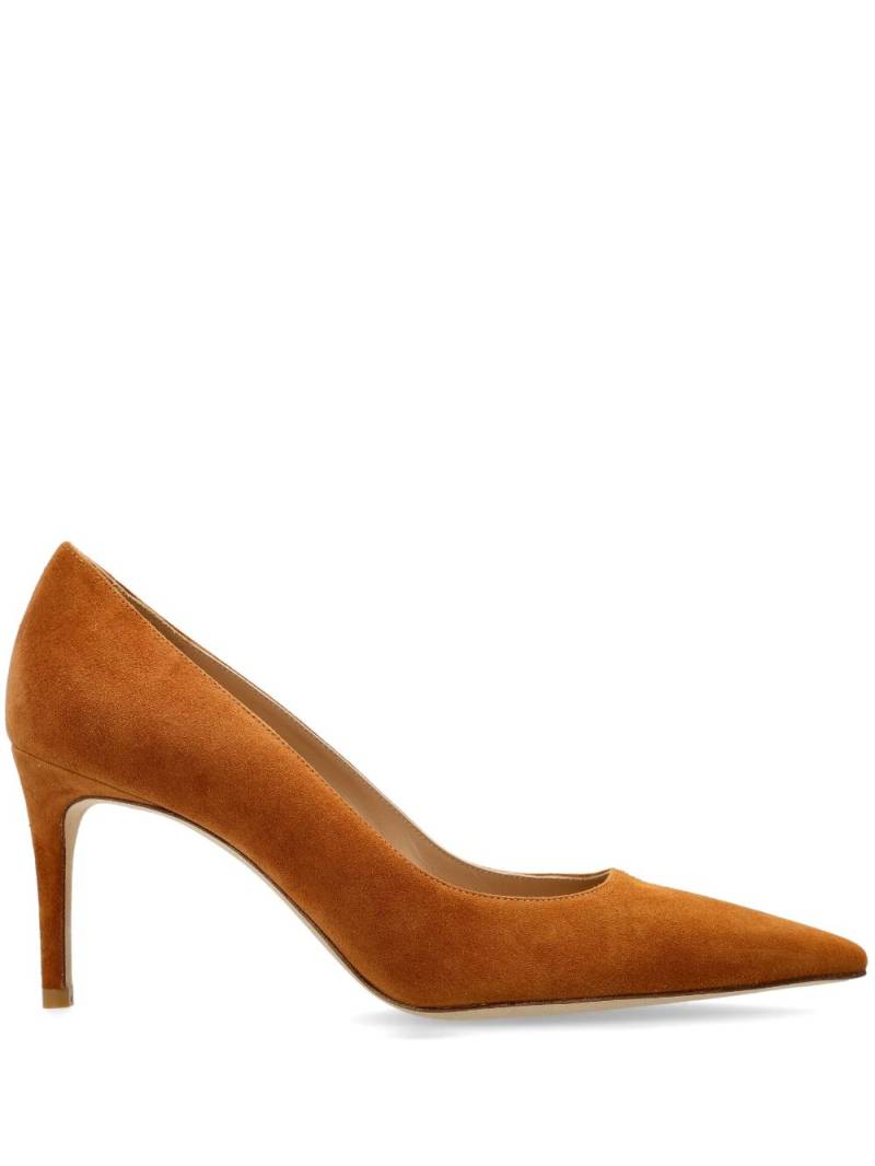 Stuart Weitzman 75mm suede pumps - Brown von Stuart Weitzman