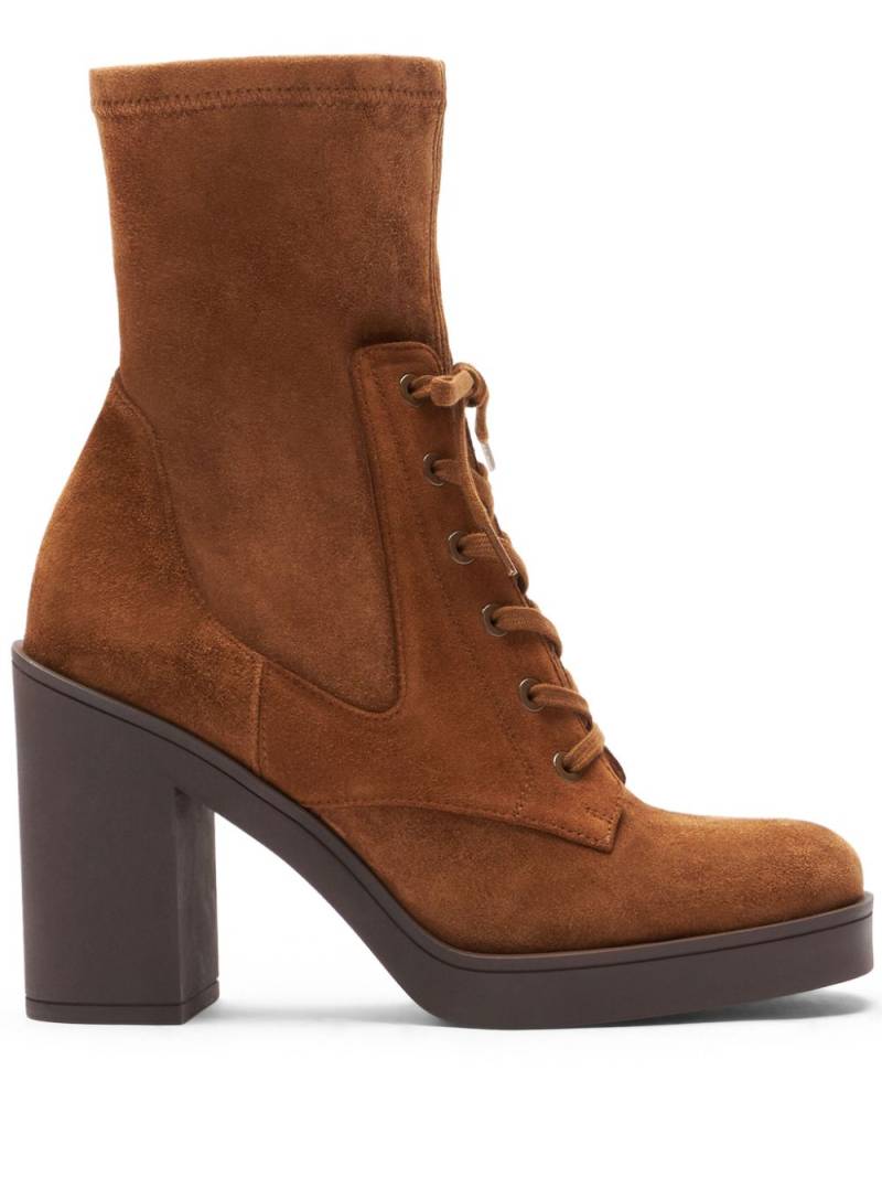 Stuart Weitzman 80mm Everitt boots - Brown von Stuart Weitzman