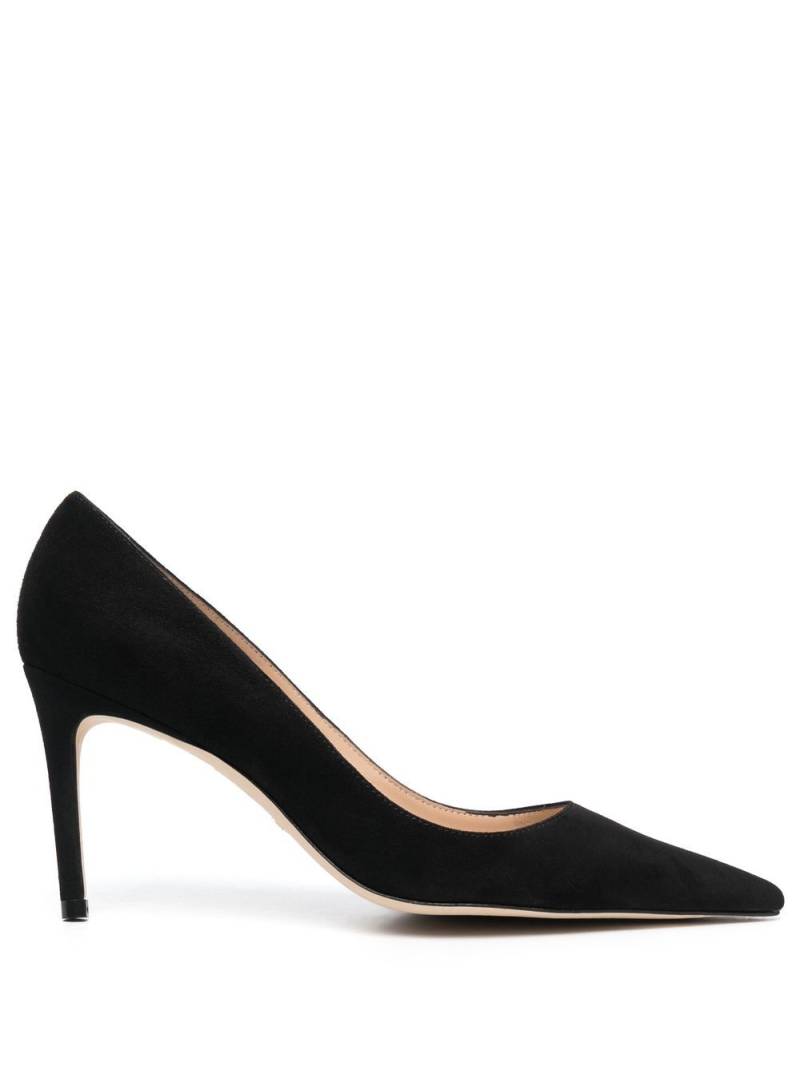 Stuart Weitzman 80mm suede pumps - Black von Stuart Weitzman