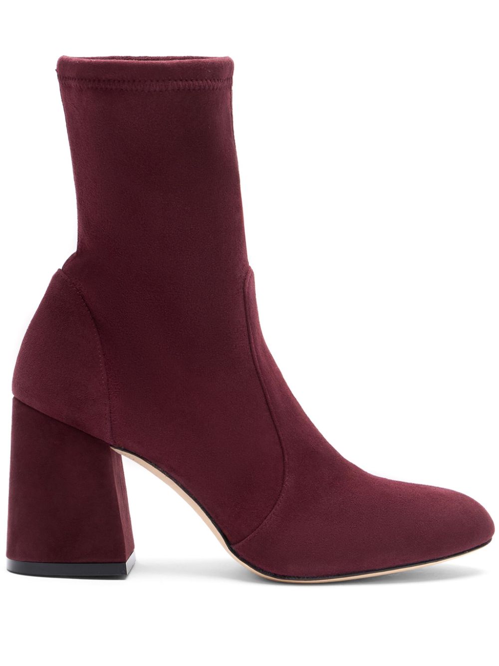 Stuart Weitzman 85mm Flareblock boots - Red von Stuart Weitzman