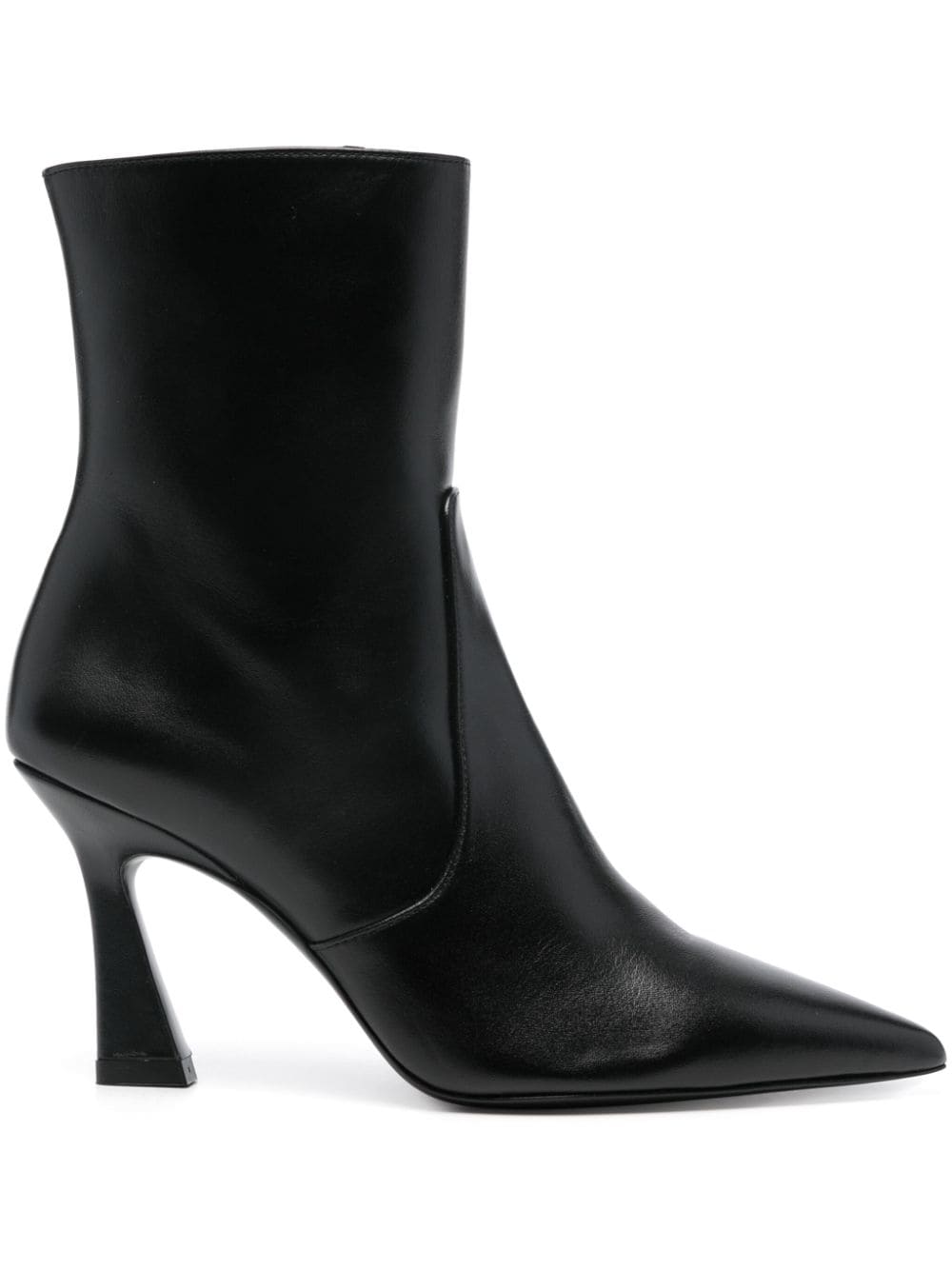 Stuart Weitzman 90mm leather ankle boots - Black von Stuart Weitzman