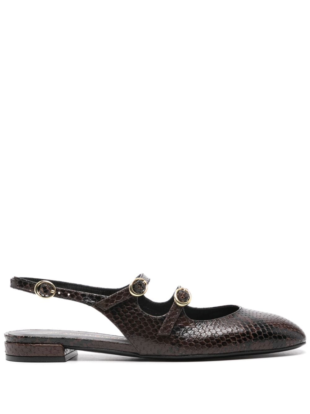 Stuart Weitzman Benni MJ slingback ballerinas - Brown von Stuart Weitzman