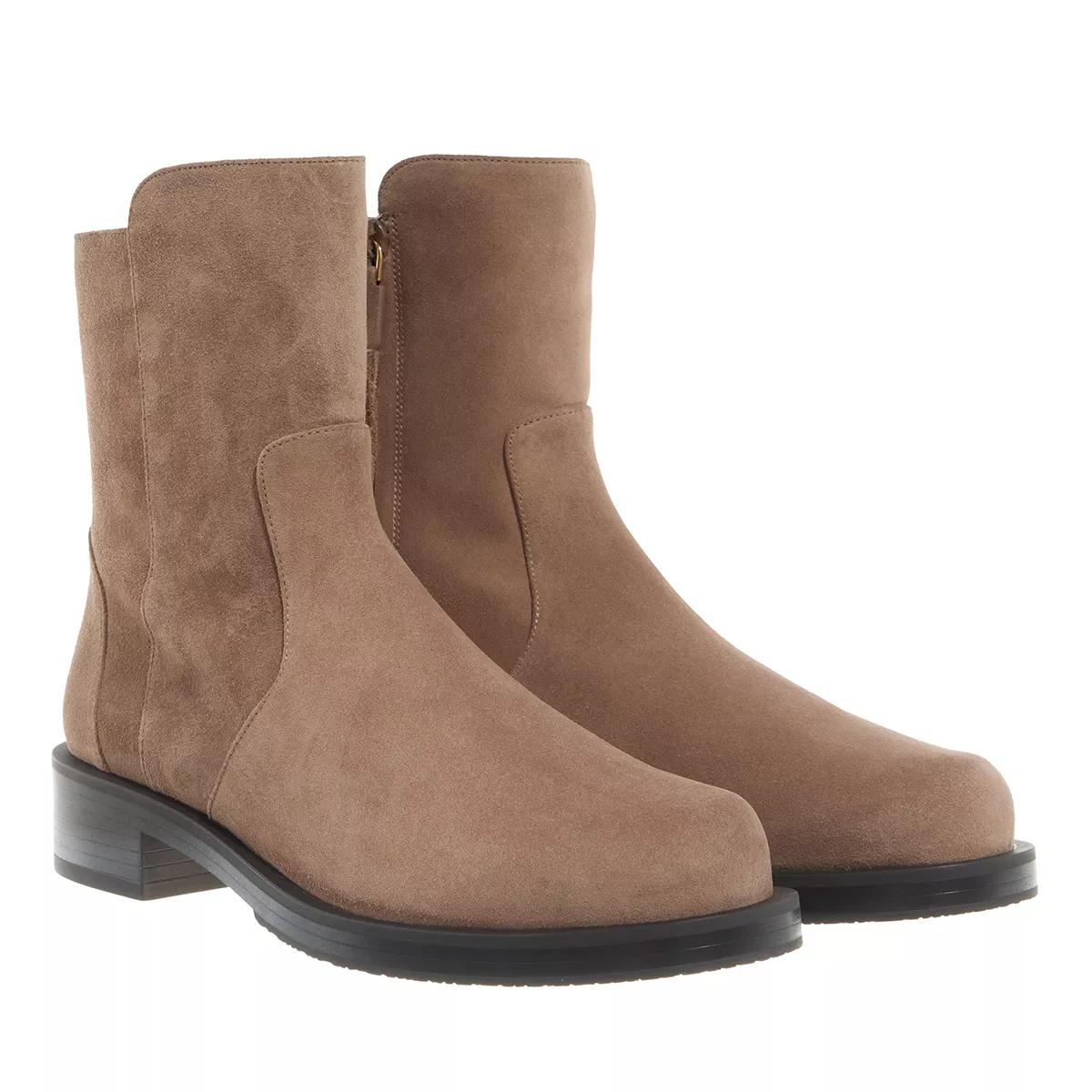 Stuart Weitzman Boots & Stiefeletten - 5050 Bold Zip Bootie - Gr. 38 (EU) - in Beige - für Damen von Stuart Weitzman