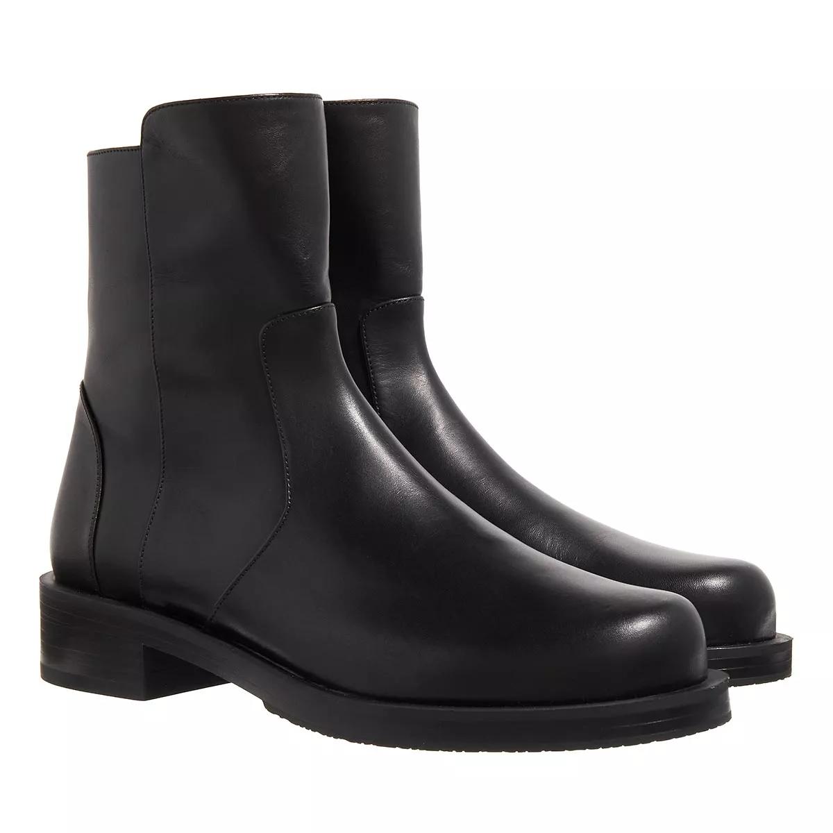 Stuart Weitzman Boots & Stiefeletten - 5050 Bold Zip Bootie - Gr. 40 (EU) - in Schwarz - für Damen von Stuart Weitzman