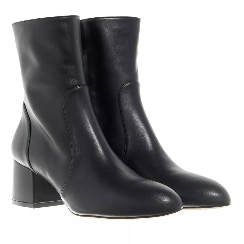 Stuart Weitzman Boots & Stiefeletten - Flareblock 60 Zip Bootie - Gr. 38 (EU) - in Schwarz - für Damen von Stuart Weitzman