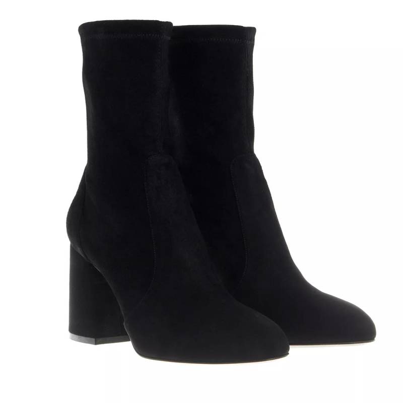 Stuart Weitzman Boots & Stiefeletten - Flareblock 85 Stretch Bootie - Gr. 40 (EU) - in Schwarz - für Damen von Stuart Weitzman