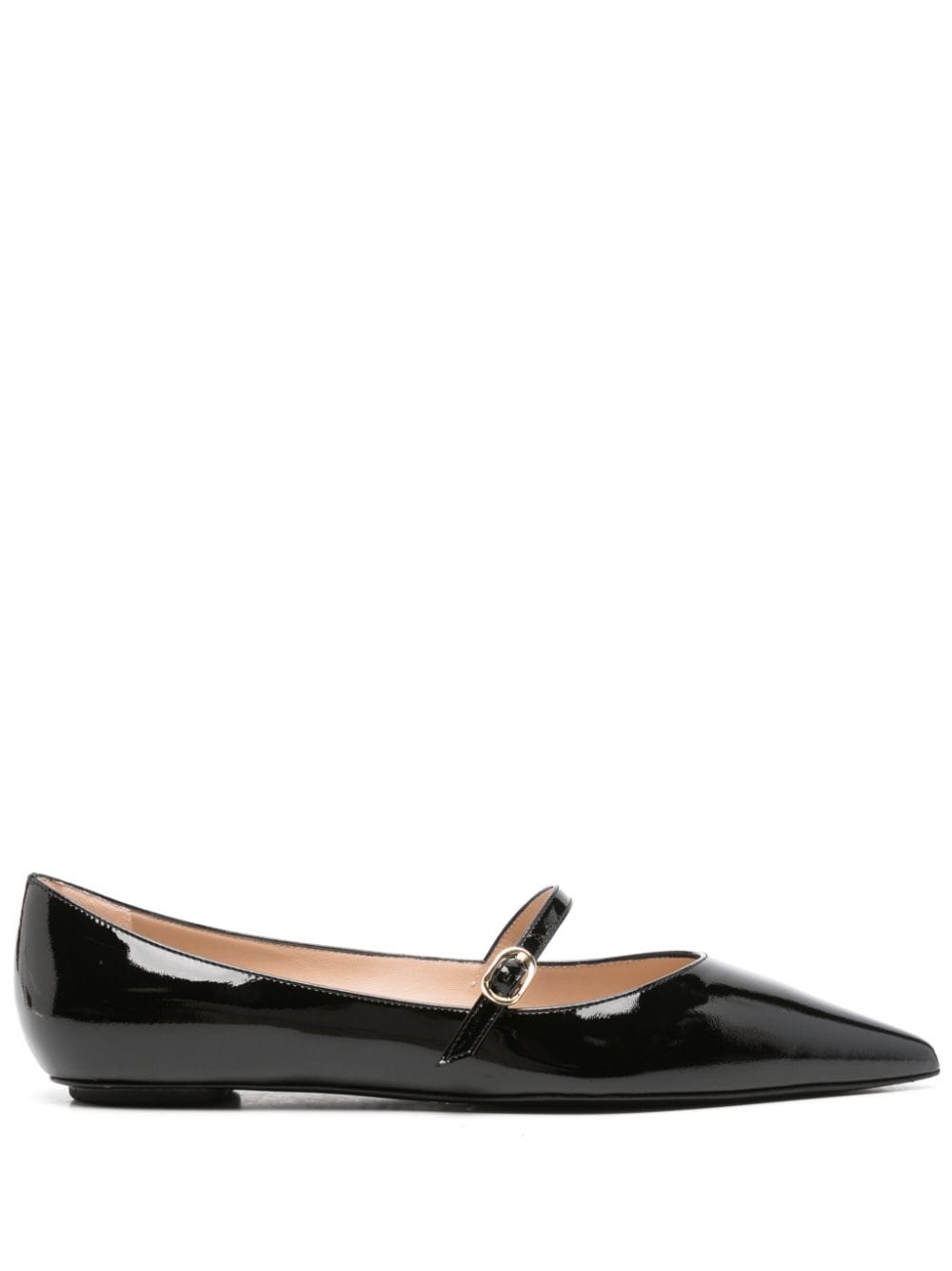 Stuart Weitzman Emilia leather Mary Janes - Black von Stuart Weitzman