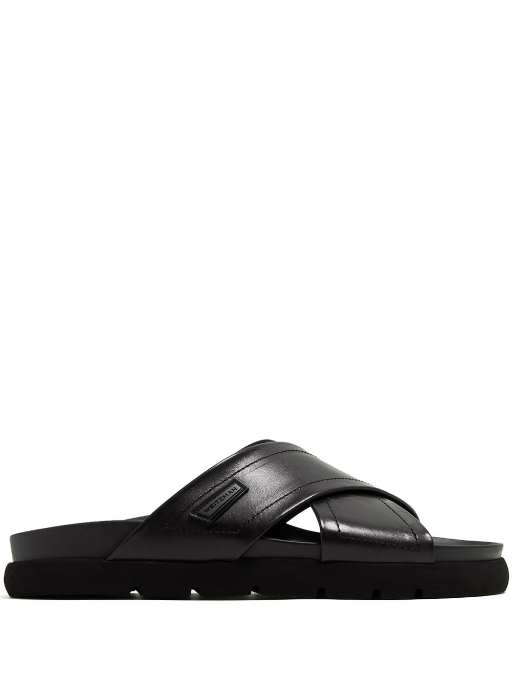 Stuart Weitzman Flex Crisscross slides - Black von Stuart Weitzman