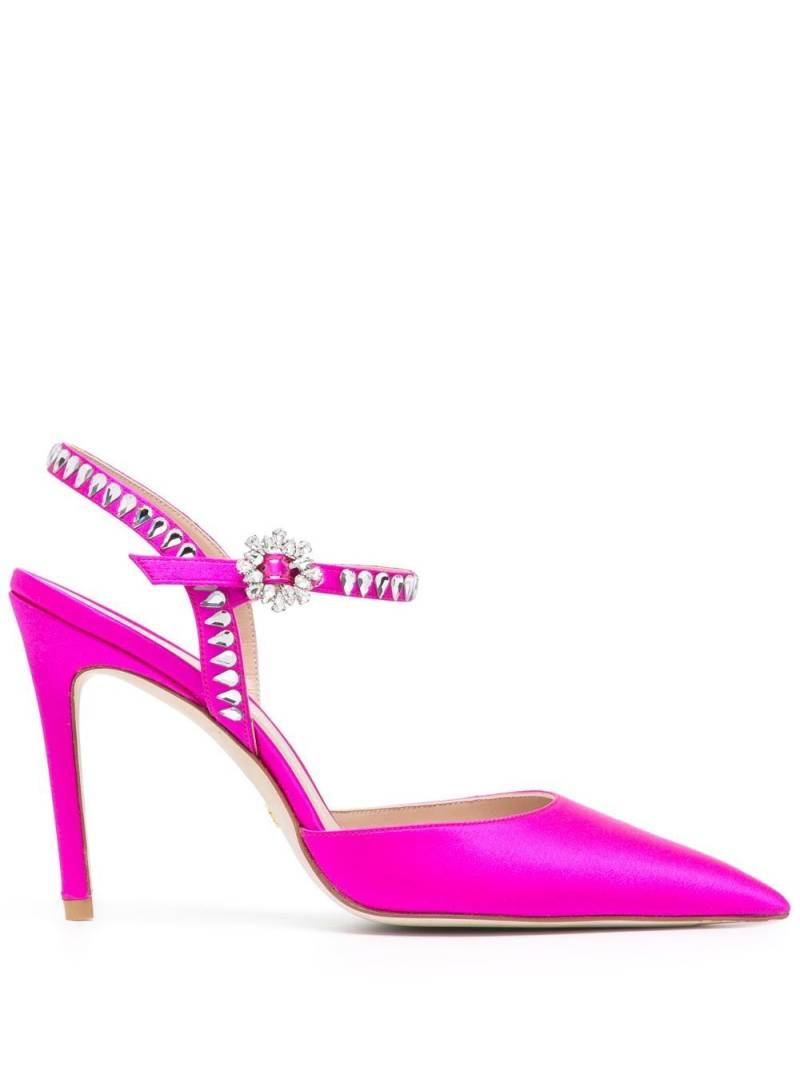 Stuart Weitzman Gemcut ankle-strap pumps - Pink von Stuart Weitzman