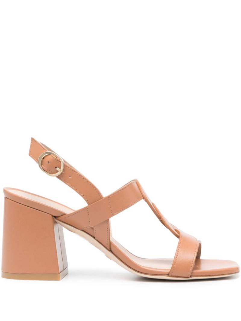 Stuart Weitzman Ibiza 75mm leather sandals - Brown von Stuart Weitzman