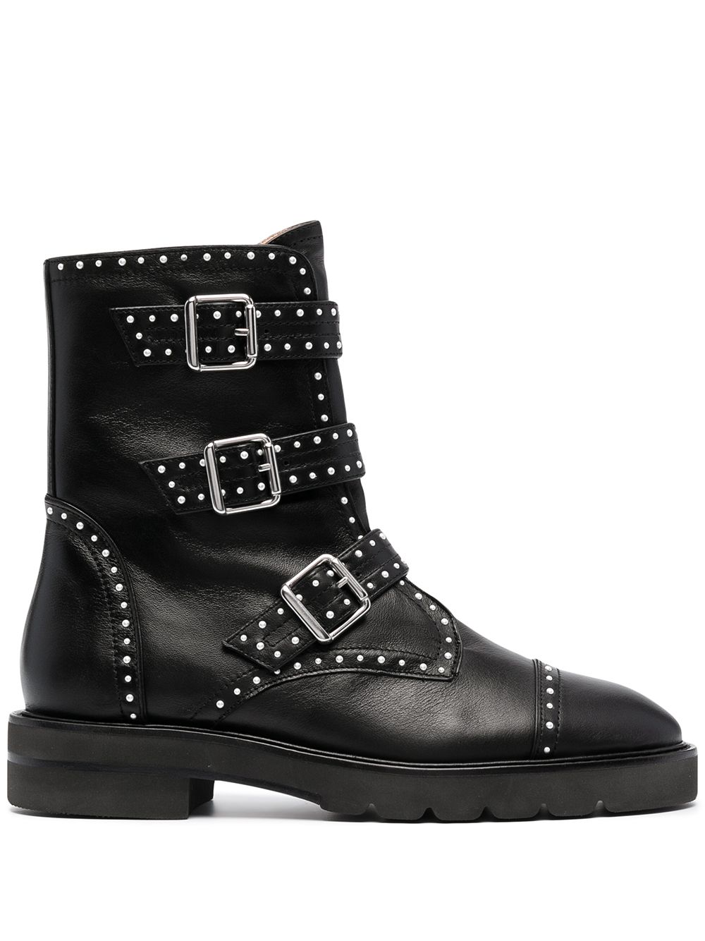 Stuart Weitzman Jesse Lift studded boots - Black von Stuart Weitzman