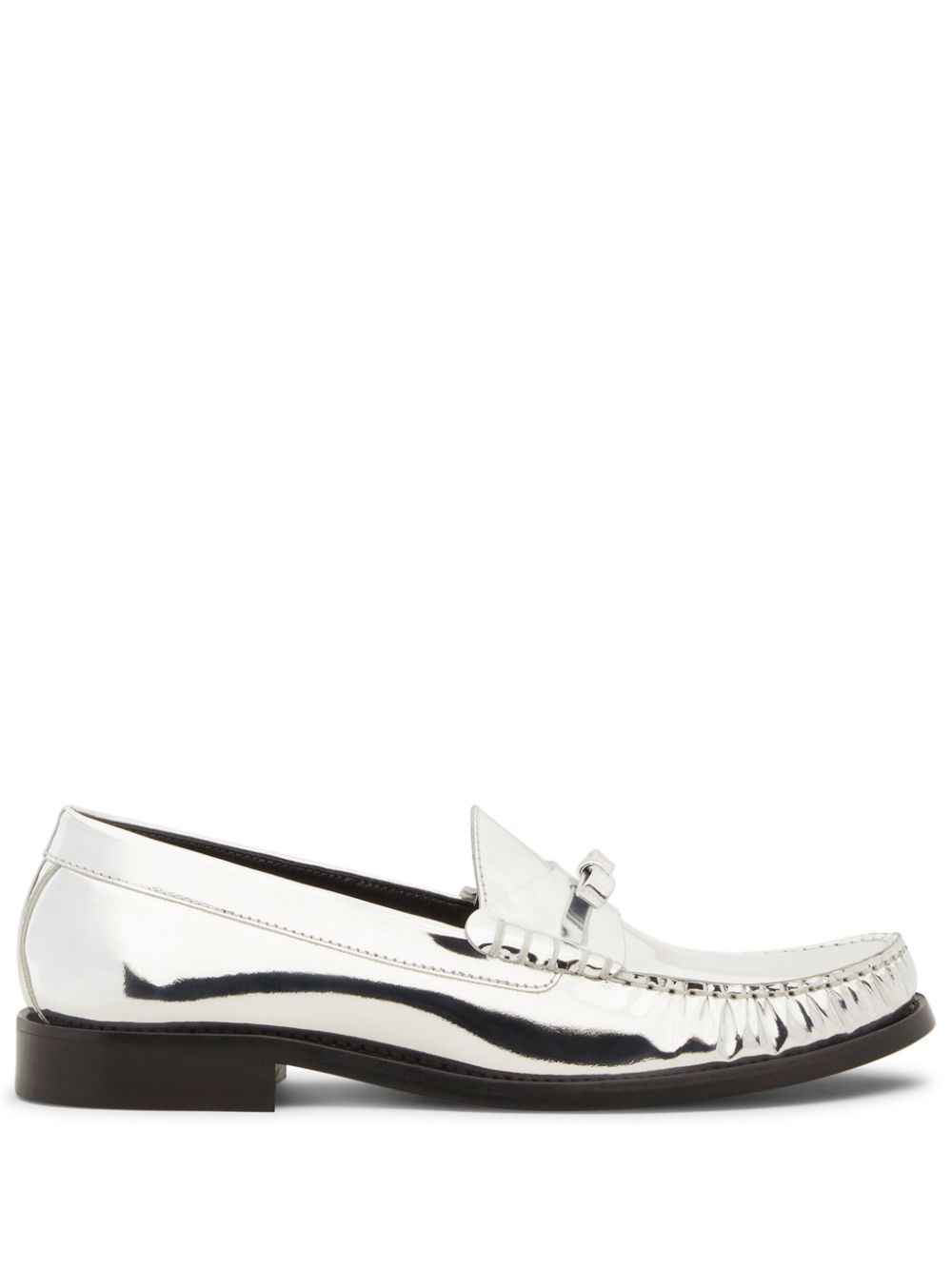 Stuart Weitzman Lottie Bow loafers - Silver von Stuart Weitzman