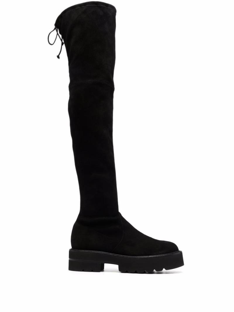 Stuart Weitzman Lowland Lift over-the-knee boots - Black von Stuart Weitzman