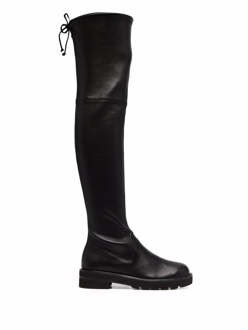 Stuart Weitzman Lowland thigh-high 40mm boots - Black von Stuart Weitzman