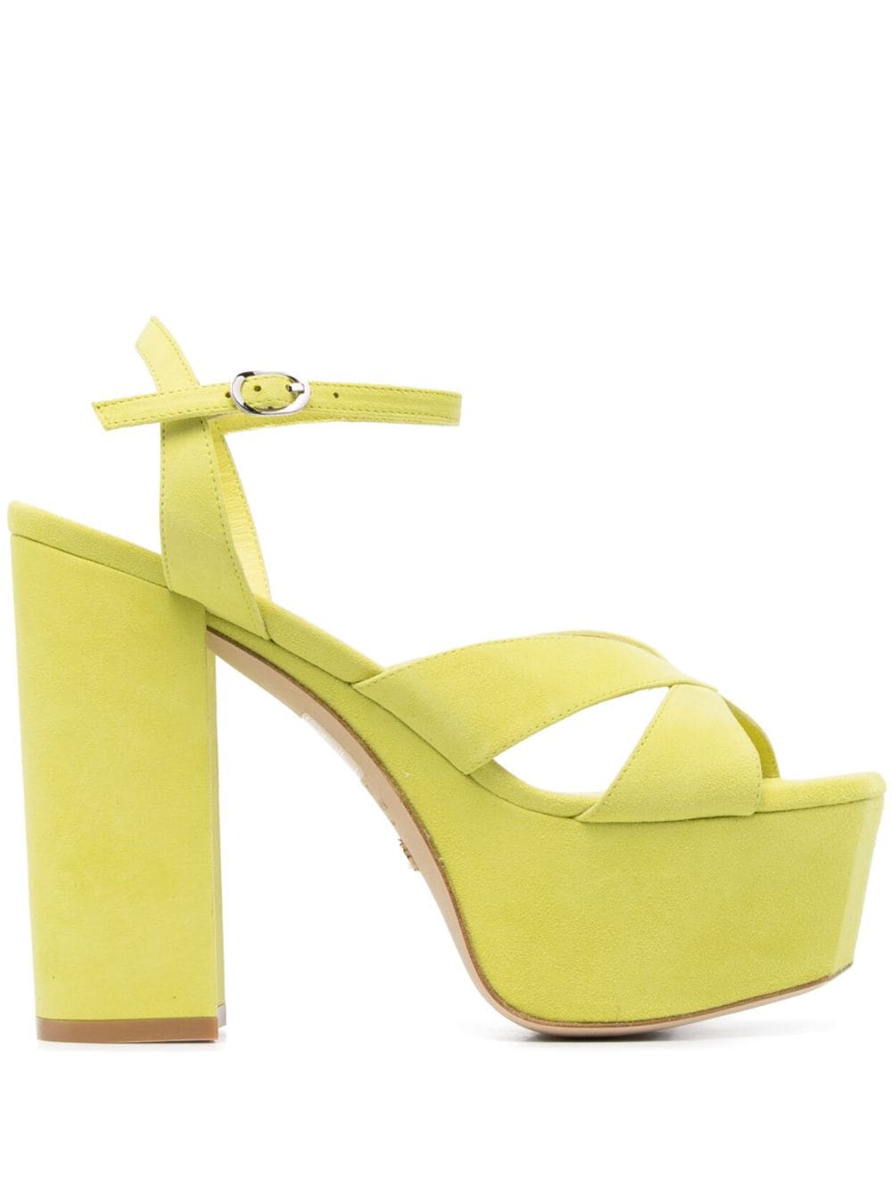 Stuart Weitzman Miami 140mm platform sandals - Green von Stuart Weitzman