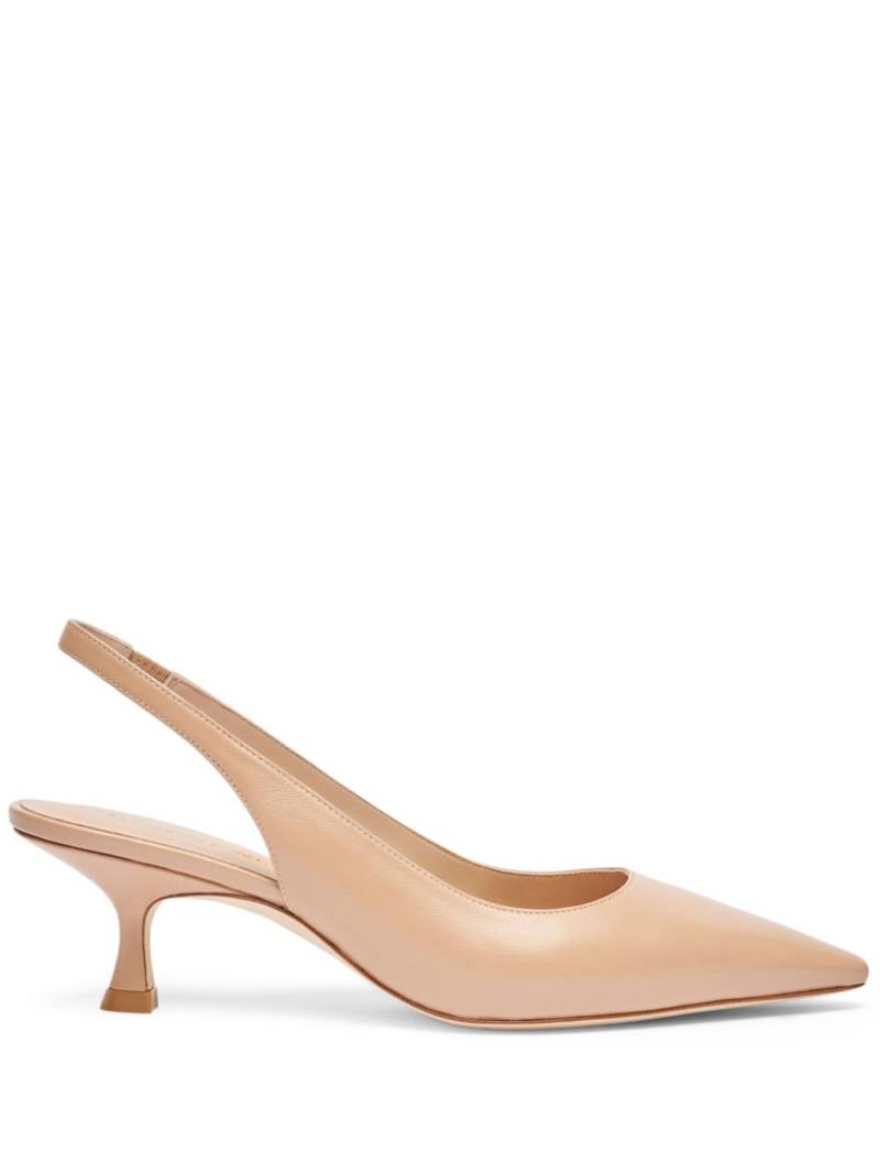 Stuart Weitzman Naomi 35mm leather pumps - Neutrals von Stuart Weitzman