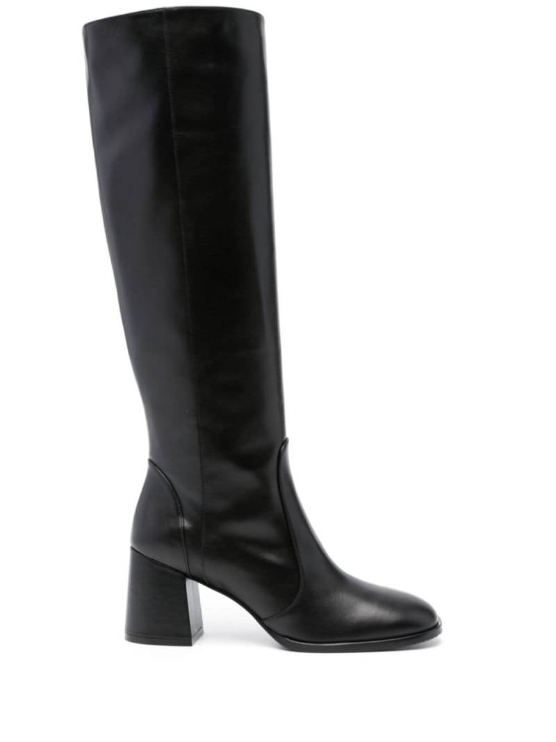 Stuart Weitzman Nola 80mm leather knee-high boots - Black von Stuart Weitzman