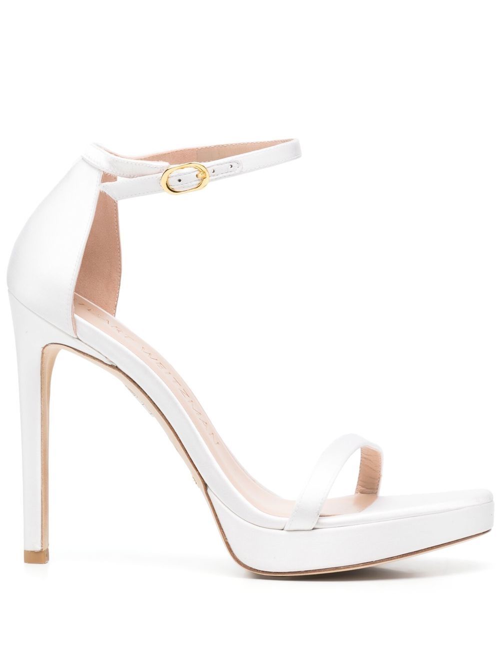 Stuart Weitzman Nudist Disco 130mm sandals - White von Stuart Weitzman