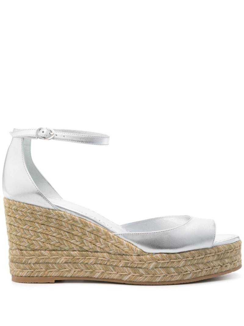 Stuart Weitzman Nudistia 90mm espadrilles - Silver von Stuart Weitzman