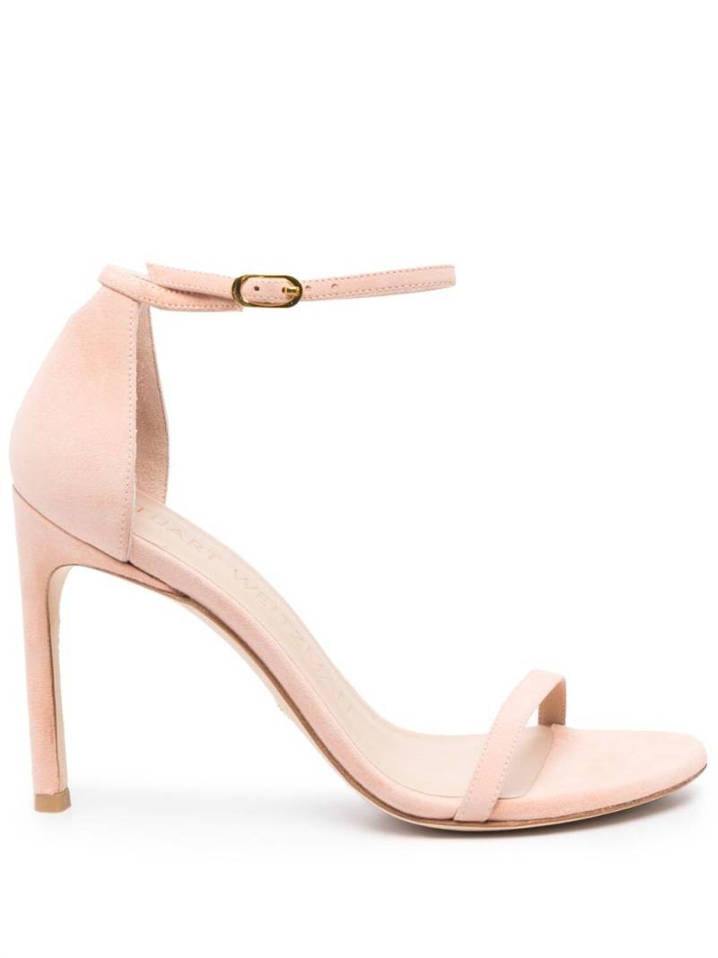 Stuart Weitzman Nudistsong 105mm suede sandals - Neutrals von Stuart Weitzman