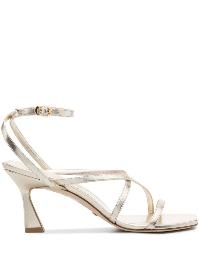 Stuart Weitzman Oasis 90mm leather sandals - Gold von Stuart Weitzman