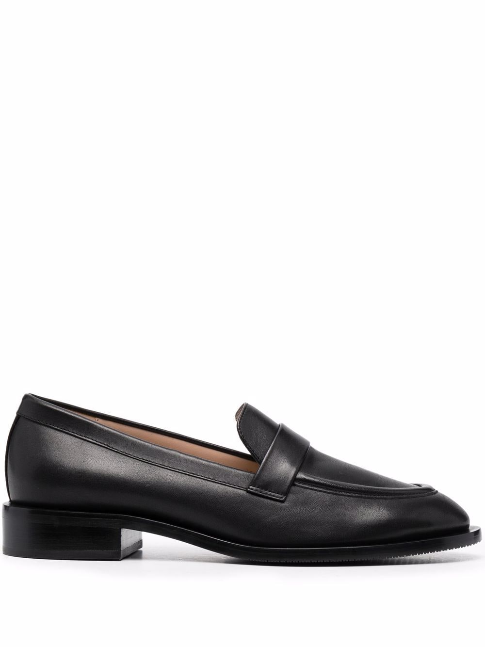 Stuart Weitzman Palmer leather loafers - Black von Stuart Weitzman