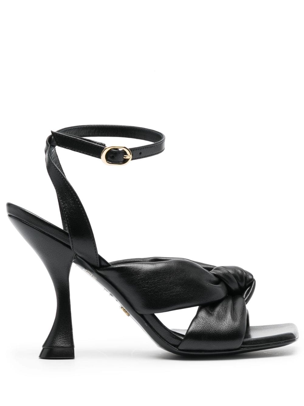 Stuart Weitzman Playa 110mm leather sandals - Black von Stuart Weitzman