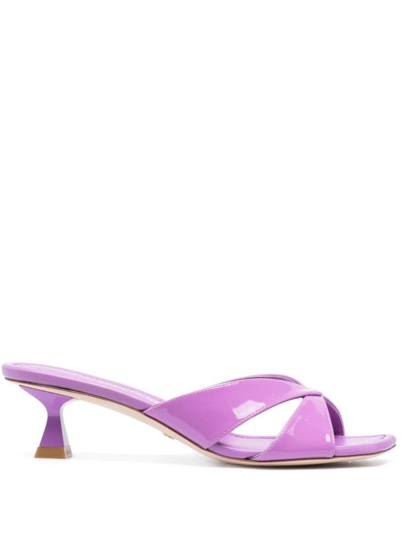 Stuart Weitzman Playa 75mm knot strap sandals - Purple von Stuart Weitzman