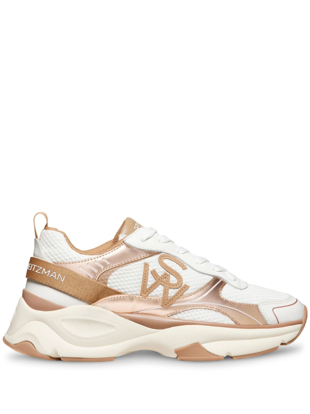 Stuart Weitzman SW panelled sneakers - White von Stuart Weitzman