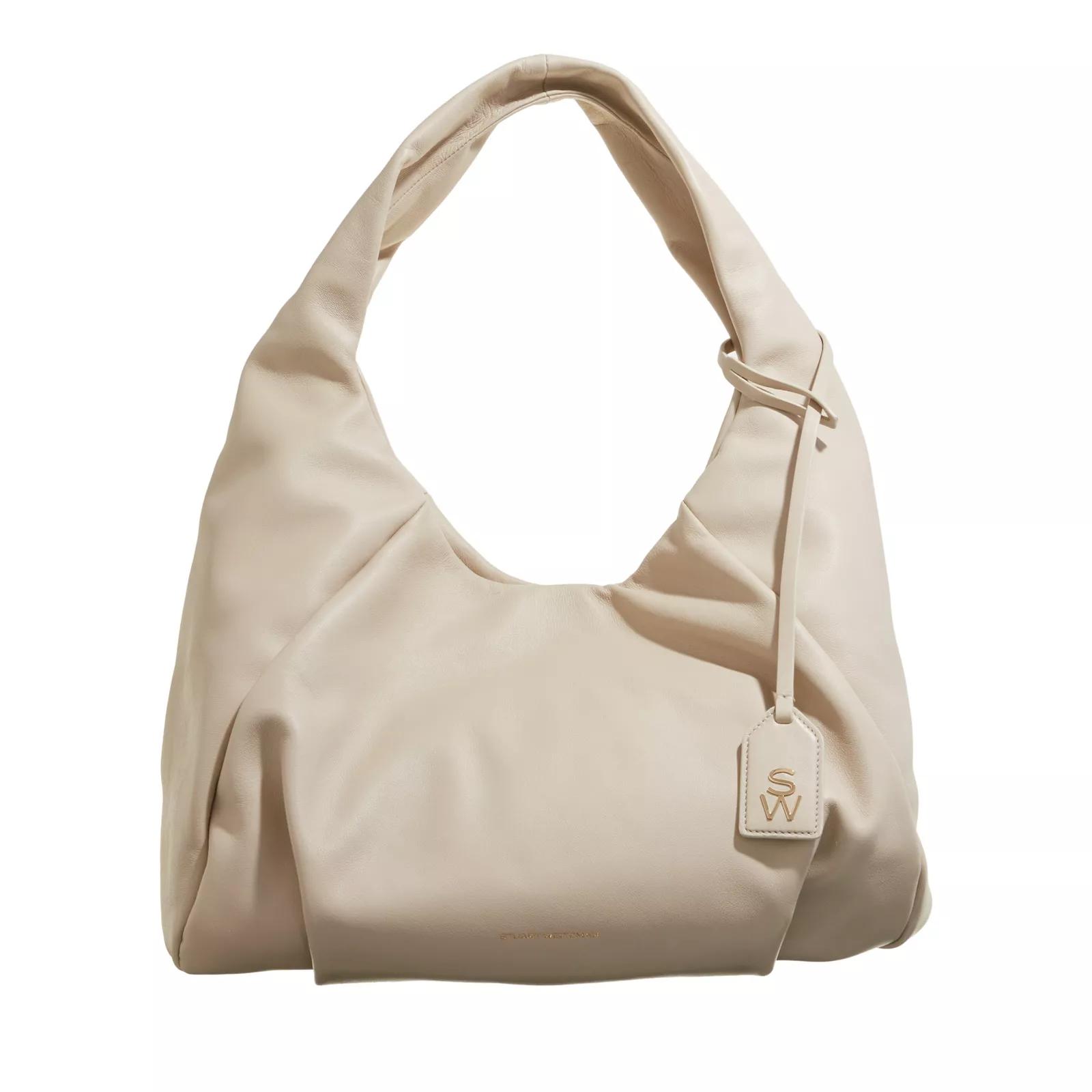 Stuart Weitzman Schultertasche - The Moda Hobo Bag - Gr. unisize - in Beige - für Damen von Stuart Weitzman